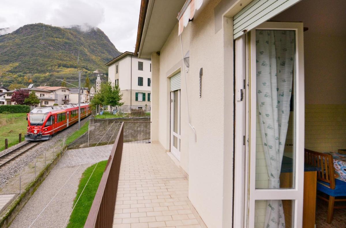 Alp Gruem Apartment - 8 Min Walk To Bernina Express Tirano Buitenkant foto