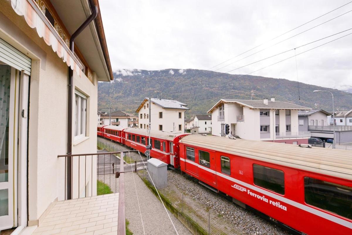 Alp Gruem Apartment - 8 Min Walk To Bernina Express Tirano Buitenkant foto
